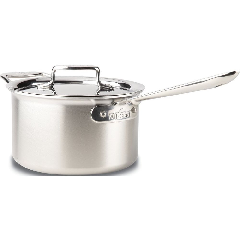 All Clad D5 Stainless Steel Saucepan 4 Qt