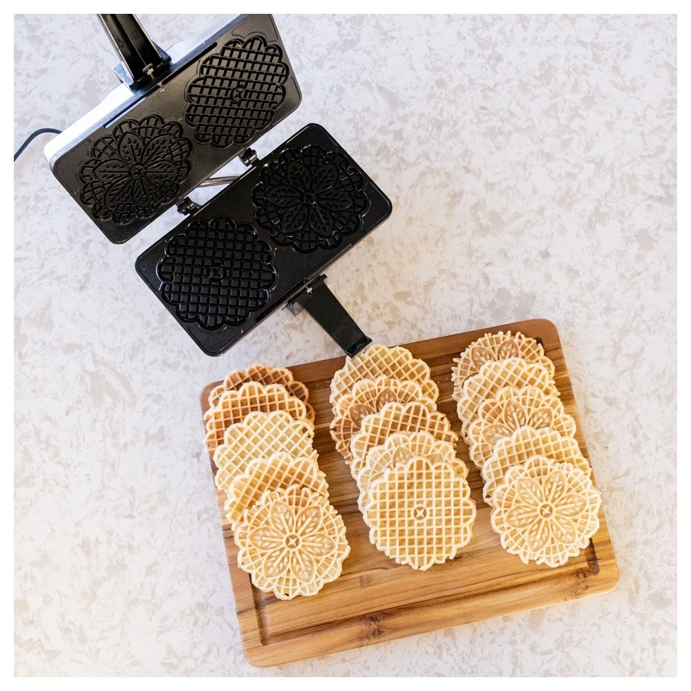 CucinaPro Pizzelle Baker 5/" di diametro ferratella NonStick